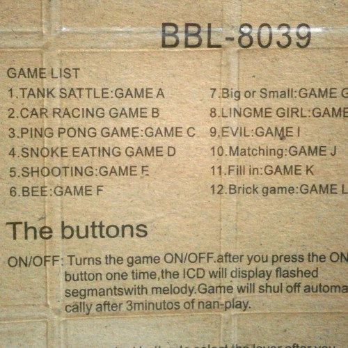 LCD Games new sealed cards pack of 5