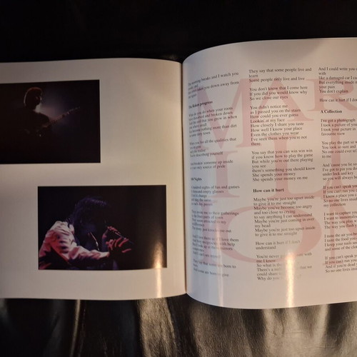 Marillion The Hogarth Lyrics book signed, used, English