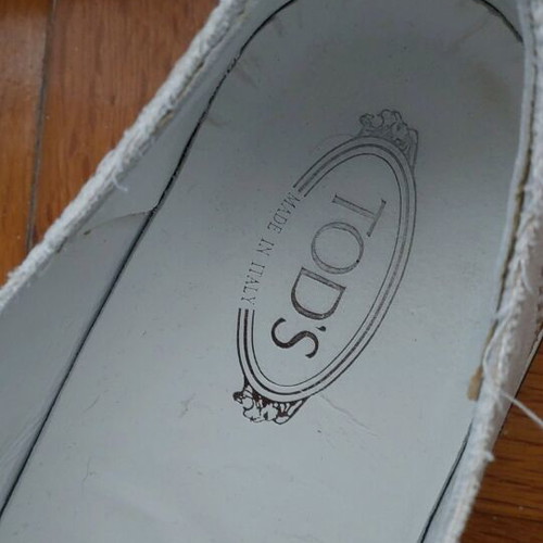 TODS Men's Shoes 44.5 Used, Beige