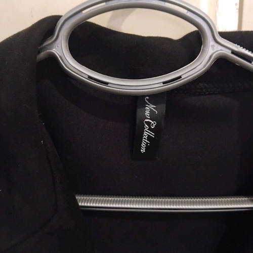 Castor spring coat like new, black