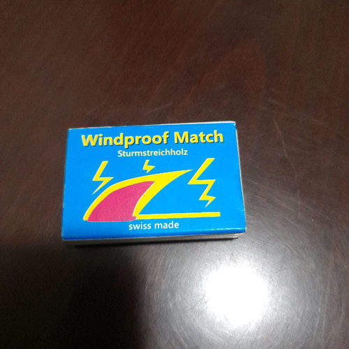 Waterproof and windproof matches, 2 packs and 1 box new