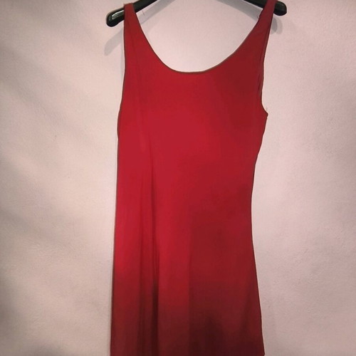 Κόκκινο κοντό φόρεμα σε Α γραμμή custommade σαν καινούργιο, μέγεθος S