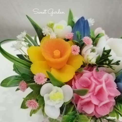 Scented soap flowers new