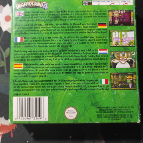 Warioland 4 Game Boy Advance μεταχειρισμένο