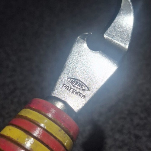 IDEAL PATENTA bar tool and opener with wooden turned handle