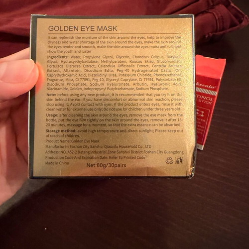 Complete Eye Care Bundle new with Vitamin C, Retinol and Golden Eye Mask