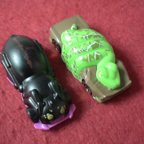 Delta Sport 1/64 Diecas set of two toy cars used, made in Germany