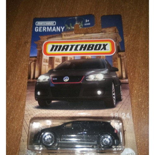 Matchbox Volkswagen Golf GTI toy car new with license plate