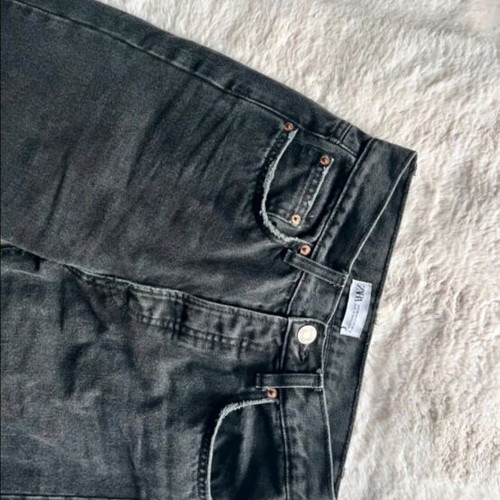 Zara pants straight fit new, black, size XS