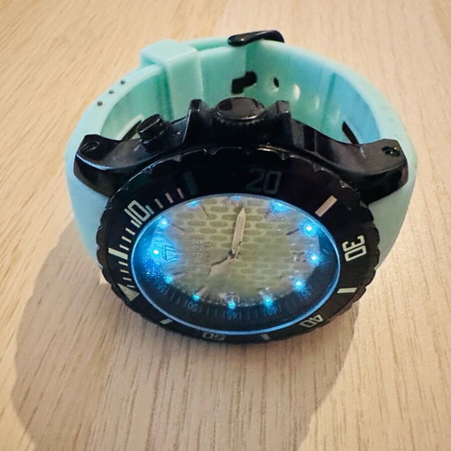 Kyboe Giant 48 Series watch 10 ATM new, black and turquoise