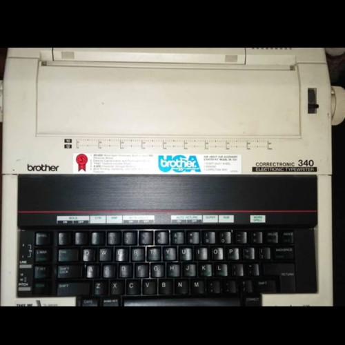 Brother electronic typewriter vintage