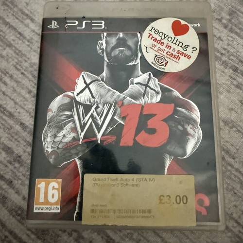 W13 PS3 game used, complete in good condition