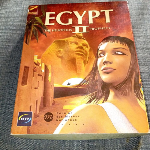 Egypt II The Heliopolis Prophecy PC game used, complete Big Box