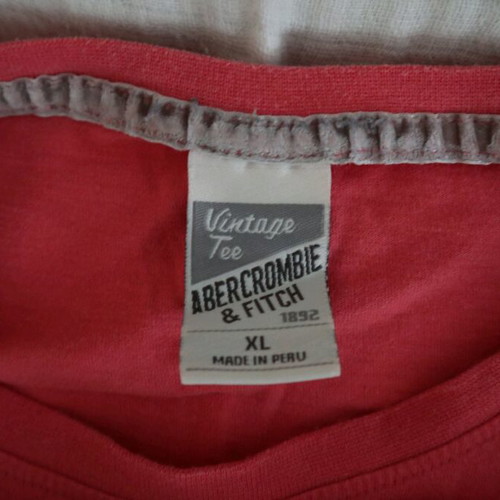 Fitch t-shirt Abercrombie & Fitch pink, size XL, like new