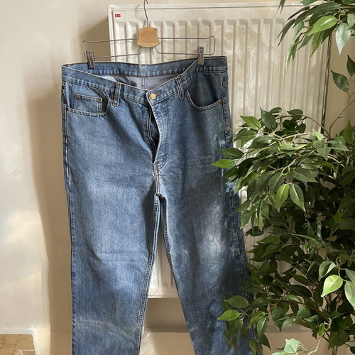 Men's jeans blue size L used, good condition
