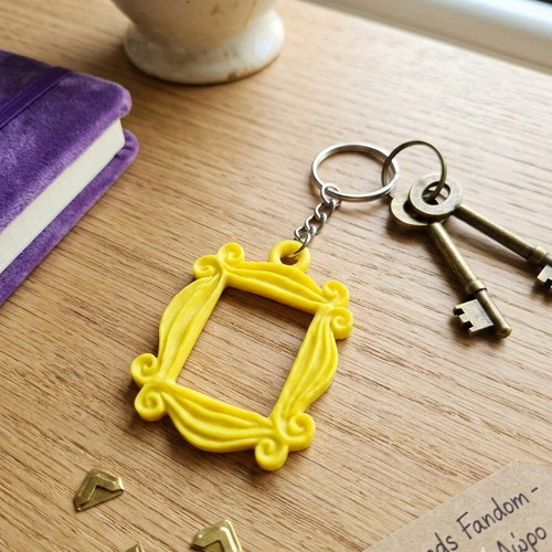 Keychain Yellow Frame Friends TV Show new