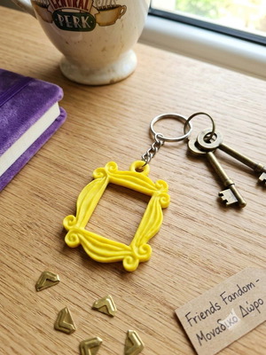 Keychain Yellow Frame Friends TV Show new