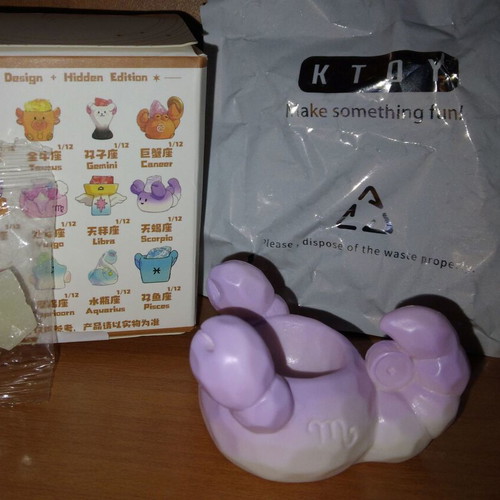 Pai Constellation Crystal blind box figure Scorpio new