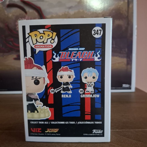 Funko Pop Animation 347 Bleach Renji with Bankai Sword Special Edition like new