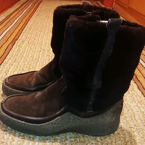 Bally brown boots like new, size 43