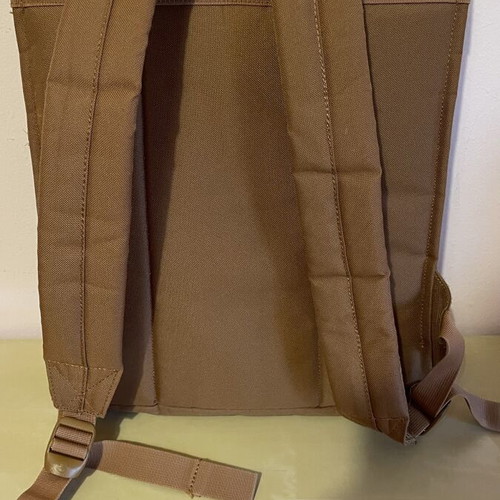 Herschel backpack brown and beige with blue strap