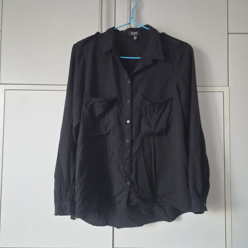 Asymmetric shirt Bershka size L black like new