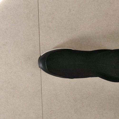 Black sock boots Maria Mare like new, size 36