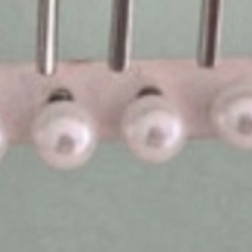 Pearl earrings like new, pack of 3 pairs, white