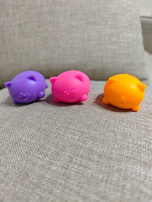 Cat Stress Relief Toys used, set of three