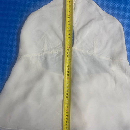Zara White Y2K Halter-neck Top Size XS Like New