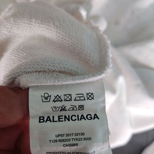 Balenciaga white sweatshirt like new unisex