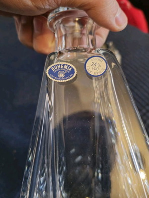 Κρυστάλλινη καράφα 500mL καινούργια αχρησιμοποίητη