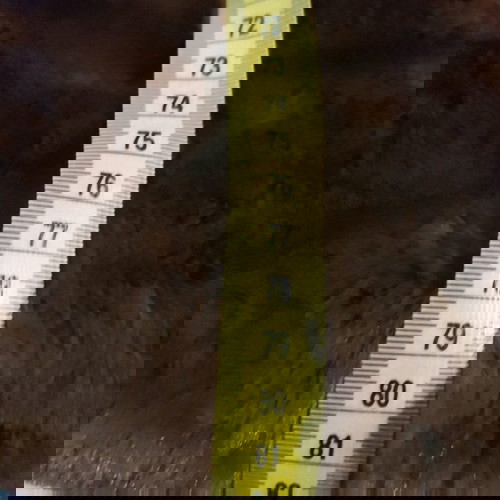 Πανωφόρι faux fur με κουκούλα καινούργιο, καφέ, one size