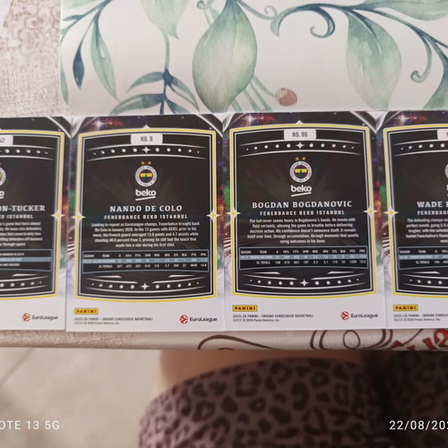 Origins Beko basketball trading cards