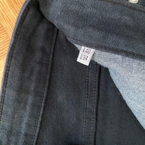 Blugirl Jeans pants black like new with silver dots size Small