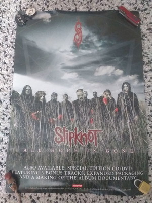 Αφίσα Slipknot All Hope Is Gone διπλής όψης, καινούργια