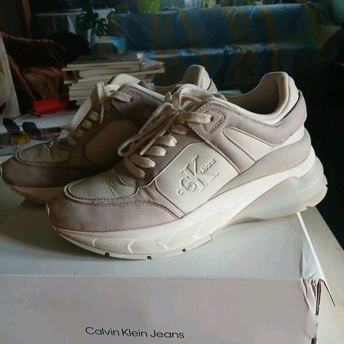Calvin Klein Jeans sneakers like new, size 41, beige