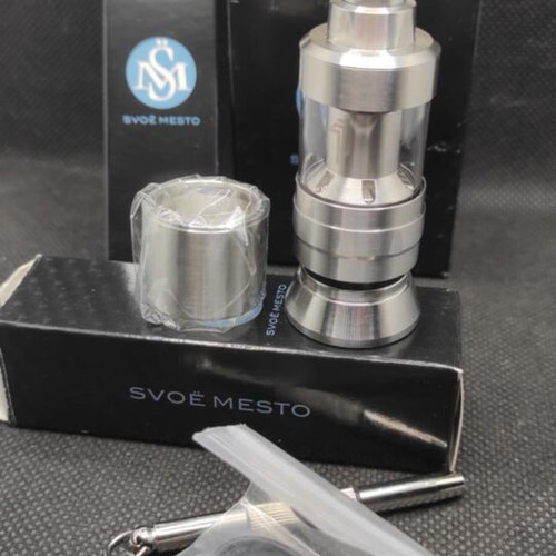 Kayfun Prime SS RTA Style with Metal Tank like new