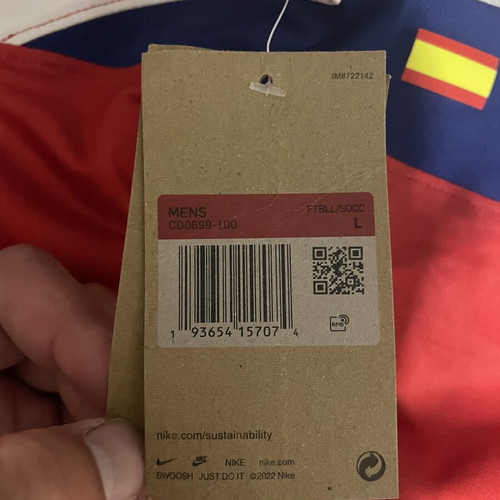 Nike Atletico Madrid Mens Jersey new, size L