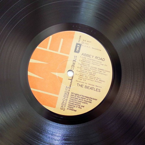 The Beatles Abbey Road vinyl record used, rock