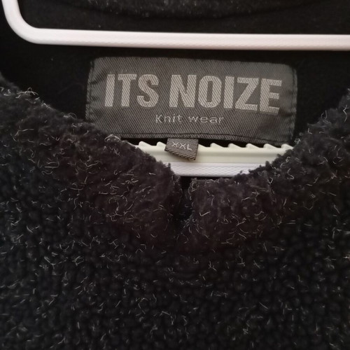 Its Noize men's sweater XXL like new, black boucle knitwear