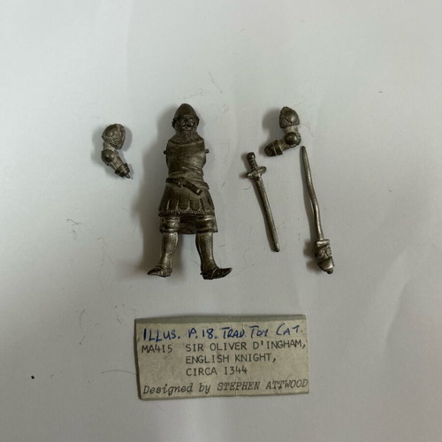 Men at Arms μολυβένια στρατιωτάκια Sir Oliver D'Ingham σαν καινούργιο