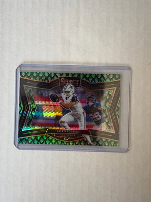2024 Panini Select Field Level Jalen Tolbert #447 Dragon Scale Prizm κάρτα καινούργια