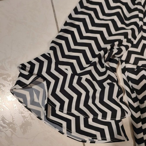 Day Billy Sabbado Chevron midi dress tunic black and white 4XL
