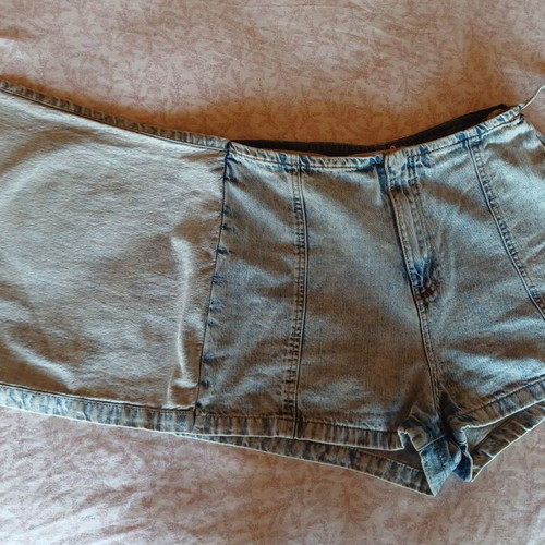 Jean skirt Pink Woman like new, size M 38, blue