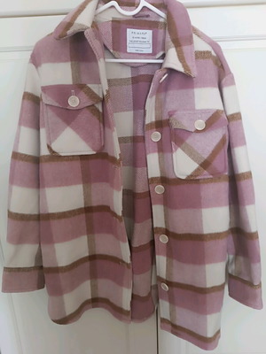 Jacket Primark αφόρετο, 158 εκ., 12-13 ετών, λευκό-ροζ