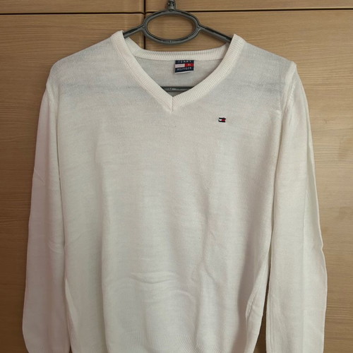 Tommy xl white pullover new
