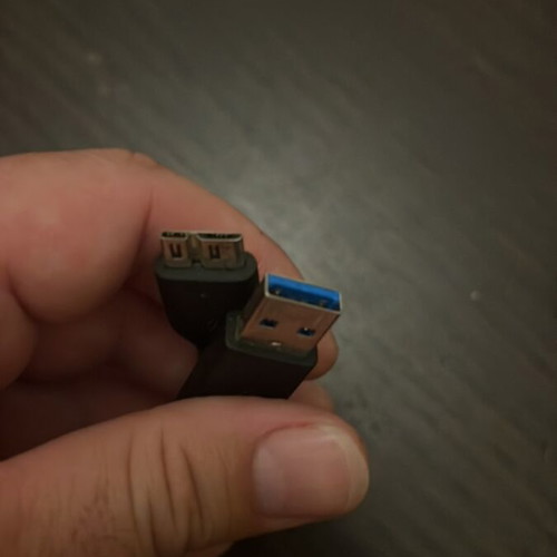 USB 3.0 to Micro-B cable used for external hard drive