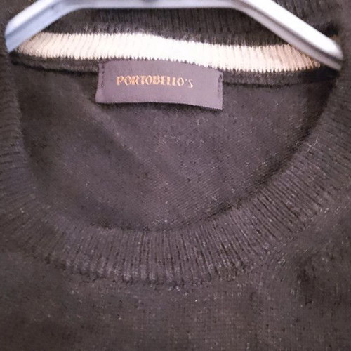 Wool men's sweater like new, size S, beige and brown
