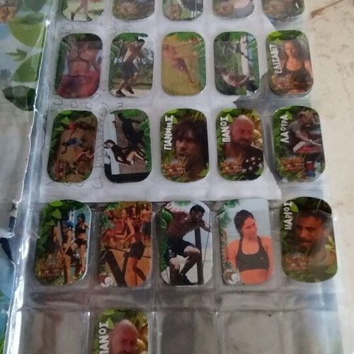 Survivor2 metal caps album used, 74 pieces